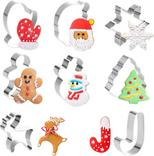 Set Di 8 Stampi per Biscotti