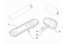 51786985 - Riparo bombole metano FIATPanda 2003/2012
