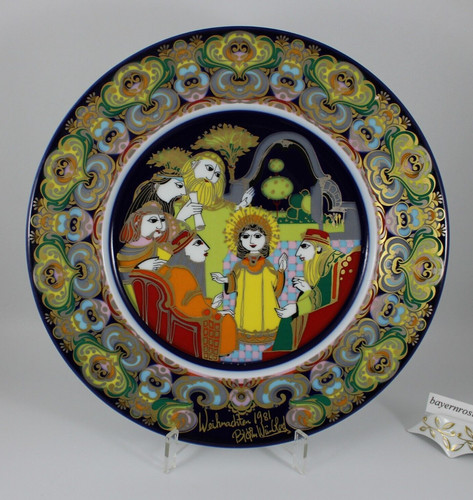 Piatto natale rosenthal - piatto, di