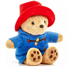 Peluche classico orso Paddington 12 cm fagiolo morbido adatto dalla nascita nuovo