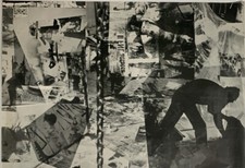 Grafica di Emilio Vedova, galleria studio 3Bi, 1971, raro manifesto