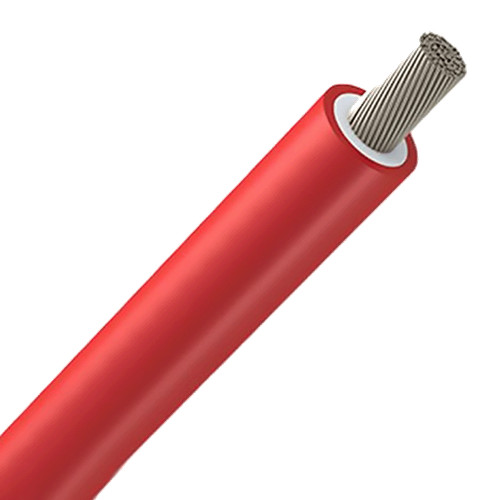 Cavo solare 4mmq - rosso, per