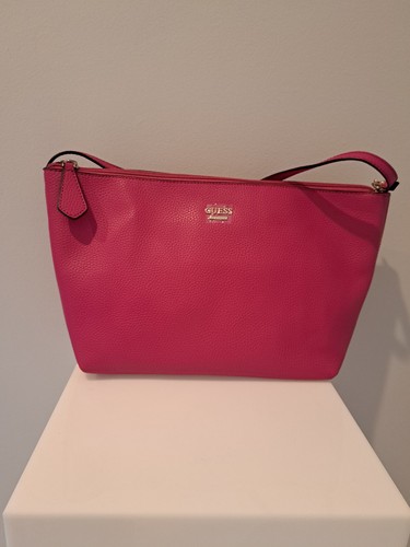 Guess raspberry tote zip - raspberry,