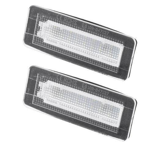 2pcs luce targa led - luce, bianca