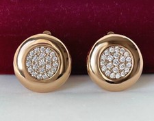 Orecchini di lusso rotondi