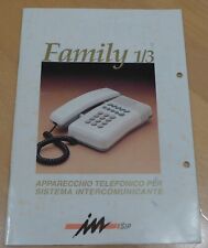 SIP - inSip - Telecom - Manuale apparecchio telefonico intercom Family 1/3