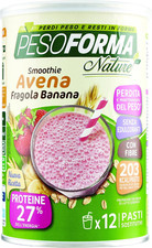 Nature Smoothie Fragola E Banana, Pasto Sostitutivo per Il Controllo Del Peso, S