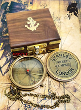 Antica bussola in ottone