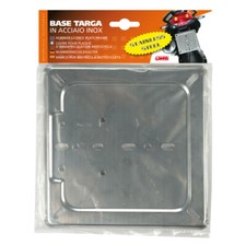 PORTA TARGA IN ACCIAIO PER