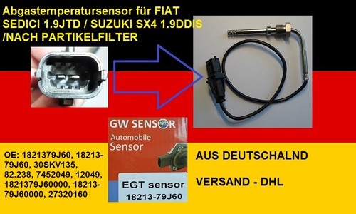 Sensore temperatura gas - , di