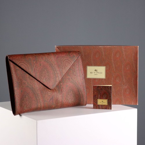 Clutch etro paisley - clutch, tessuto