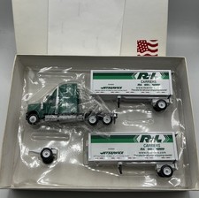 Winross 1:64 Diecast R+L Carriers Intl Doppio Rimorchio Camion Vintage Made in USA