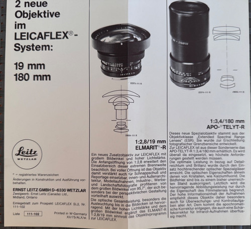 A1352 leicar 1900 - 1900,r, apo-telyt