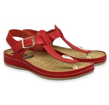 Pantofole Donna Sandali LEDI Anatomic Rosso Tgl 37 Modello 702 N25H5A