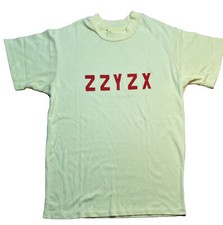 Forefront Sportswear Vintage Zzyzx Giallo T-Shirt Uomo Media Punto Singolo