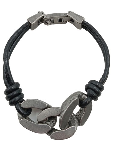 Fossil bracciale uomo pelle - fossil,