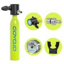 Mini Bombola Ossigeno Subacquea 0.5L Immersione Scuba Tank Pesca Sub Certificata
