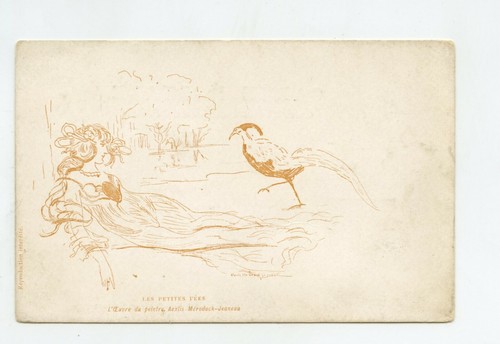 Cpa art nouveau les - .,