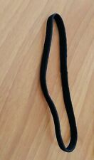 3 Pz Fascia elastica Capelli Elastico testa Calcio Tennis sport Nero 0,9cm A352