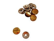 Borchia Copri Vite Copriviti Bombata in Ottone Lucido mm. 20 Pz. 24 VITEL