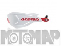 PARAMANI ACERBIS X FACTORY ACCIAIO BIANCO ROSSO INCLUSO KIT MONTAGGIO HONDA