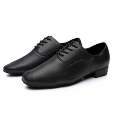 Mens Round Toe Flats Black