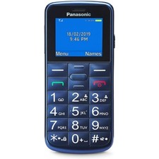 Panasonic KXTU110EXC Blu Cellulare Standard Senior Dual Sim
