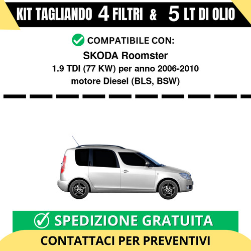 Tagliando per skoda roomster - per,