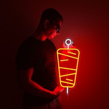 Spiedino kebab LED insegna