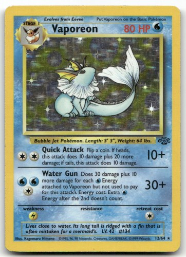 Vaporeon 12 64 - (12), #12/64