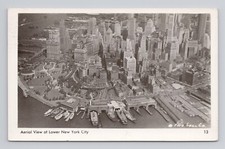 Postcard RPPC Aerial View of
