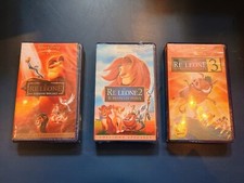 IL RE LEONE TRILOGIA VHS walt