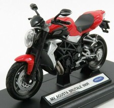MV AGUSTA BRUTALE 990R WELLY   scala 1:18 , moto motocicletta MODELLINO