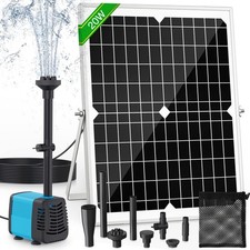 Pompa solare per laghetto e