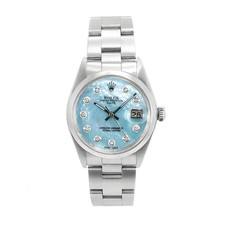 Orologio Rolex Oyster Perpetual Date 34MM 1501 Mop Quadrante Diamante Acciaio Oyster