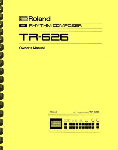 Roland 626 rhythm composer - tr-626,