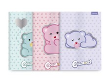 Quadernoni Maxi Profumati Coccolotti Colourbook Formato A4 Set 3 Quaderni 10mm