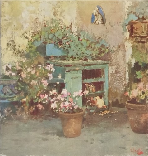 Antica stampa colori anni - anni, 30