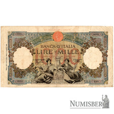 ITALIA - 1000 lire - 8/10/1943 - Rara 