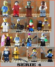 Lego 8804  Minifigures  Serie 4 Originali con accessori Collezionale tutte