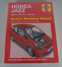 Manuale riparazione Honda Jazz tipo GD, anno 2002 - 2008, 1.2 + 1.4 litri
