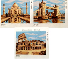 3 QUADRI CANOVACCI MEZZO PUNTO