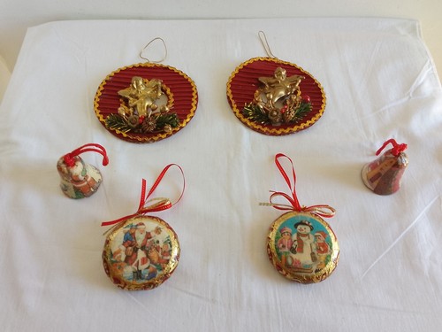 Addobbi natale lotto vintage - addobbi,