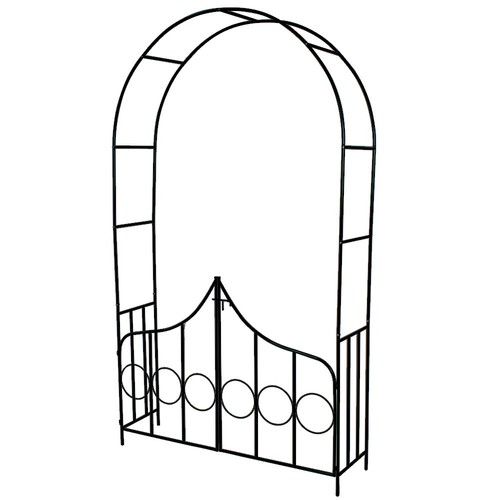 Tectake arco giardino - tectake, ferro