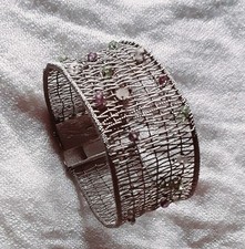 Bracciale Arg.925 + Pietre Dure Anni'90