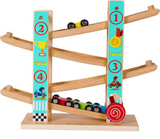 TOWO Pista per Auto in Legno