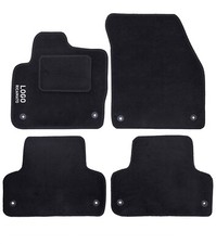 TAPPETINI AUTO CON LOGO COMPATIBILI CON RANGE EVOQUE MOQUETTE NERA