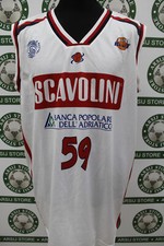Maglia Basket Canotta SCAVOLINI PESARO TG L shirt maillot trikot