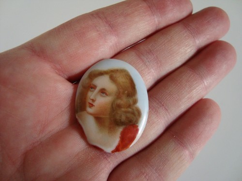 Antica miniatura ritratto su - antica,