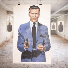 Poster vintage sagoma poligono - vintage,